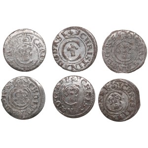 Group of coins: Riga under Swedish rule Schilling / Solidus (6)