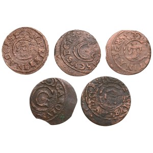 Group of Suceava counterfeits - Æ Schilling / Solidus (5)
