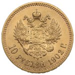 Russia (St. Petersburg mint) 10 Roubles 1902 AP - Nicholas II (1894-1917)
