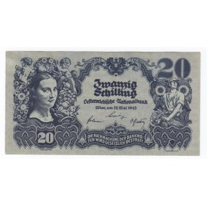 Austria 20 Schilling 1945