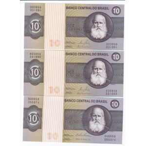 Brazil 10 Cruzeiros (1970-1980) (3)