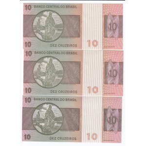 Brazil 10 Cruzeiros (1970-1980) (3)