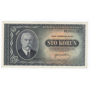 Czechoslovakia 100 Korun 1945