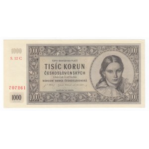 Czechoslovakia 1000 Korun 1945