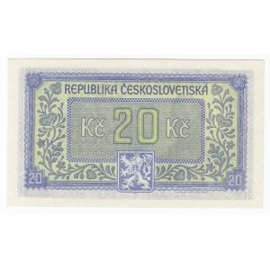 Czechoslovakia 20 Korun 1945