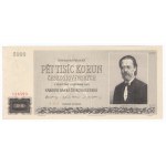 Czechoslovakia 5000 Korun 1945