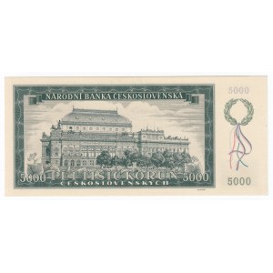 Czechoslovakia 5000 Korun 1945