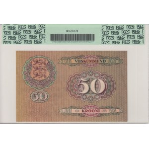 Estonsko 50 krooni 1929 - PCGS 65PPQ Gem New