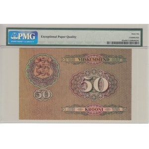 Estónsko 50 korún 1929 - PMG EPQ 66 Gem Uncirculated