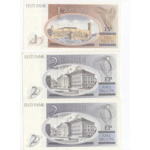 Group of banknotes: Estonia (9)