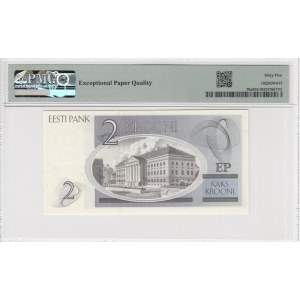 Estonia 2 Krooni 1992 - PMG EPQ 65 Gem Uncirculated
