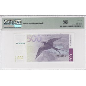 Estonia 500 Krooni 2007 - Replacement - PMG EPQ 66 Gem Uncirculated