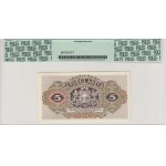 Latvia 5 Lati 1940 - PCGS 65PPQ Gem New