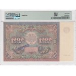 Russia 1000 Rubles 1922 - PMG 63 Choice Uncirculated