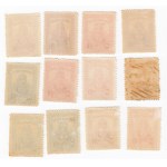 Group of cancelled stamps: China (12)