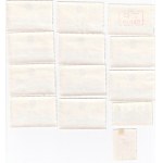 Group of cancelled stamps: China (13)