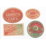 Group of alcohol labels: Estonia (Russia) (4)