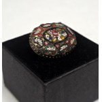 Mirafiori brooch micromosaic Murano glass - Vintage Italy 1st half of 20th century.