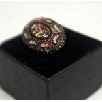 Mirafiori brooch micromosaic Murano glass - Vintage Italy 1st half of 20th century.