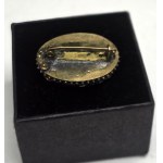 Mirafiori brooch micromosaic Murano glass - Vintage Italy 1st half of 20th century.