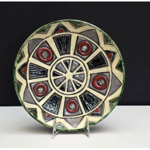 Decorative Kravsko platter - Czechoslovakia - 1970s
