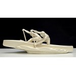 Large ceramic figure of rowers - proj. Otakar Švec Jihoker 1970s