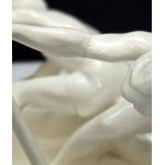 Large ceramic figure of rowers - proj. Otakar Švec Jihoker 1970s