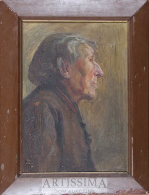  Leontyna Płonczyńska (1894–1951), Studium portretowe*, 1916