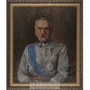 Kazimierz Pochwalski (1885–1940)?, Portret Józefa Piłsudskiego