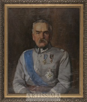 Kazimierz Pochwalski (1885–1940)?, Portret Józefa Piłsudskiego