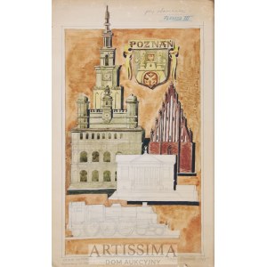 Zygmunt Kamiński (1888–1969), Poznań – projekt intarsji*, 1948