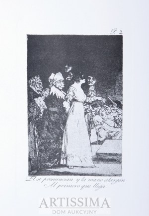 Francisco Goya (1746–1828), wyd. Jean de Bonnot, Paryż, Kaprysy (Los Caprichos), 1799/1970