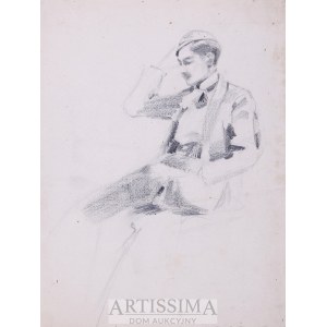  Zygmunt Badowski (1875–1959), Portret mężczyzny*, l. 90. XIX w.