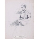  Zygmunt Badowski (1875–1959), Portret mężczyzny*, l. 90. XIX w.