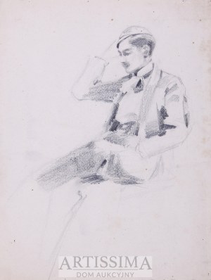  Zygmunt Badowski (1875–1959), Portret mężczyzny*, l. 90. XIX w.