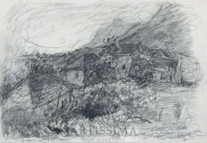 Eugeniusz Eibisch (1896–1987), Pejzaż z chatami*