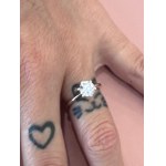 0.5 CT F/VS1 GOLD SOLITAIRE RING - TF NAT5