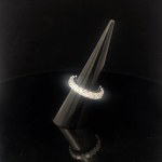 2.57 GR GOLD RING WITH LAB GROWN DIAMONDS - 442 18K LG