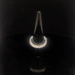 2.57 GR GOLD RING WITH LAB GROWN DIAMONDS - 442 18K LG