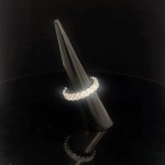 2.57 GR GOLD RING WITH LAB GROWN DIAMONDS - 442 18K LG
