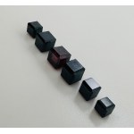 6 NATURAL POLISHED DIAMONDS 3.18 FANCY BLACK - CERTIFIED MAROZ DIAMONDS - C31211-3