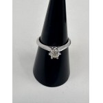 BRILLIANT LABGRWON DIAMOND SOLITAIRE ENGAGEMENT RING IN WHITE GOLD