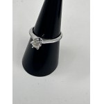 BRILLIANT LABGRWON DIAMOND SOLITAIRE ENGAGEMENT RING IN WHITE GOLD