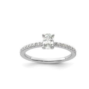 GOLD RING WITH NATURAL DIAMONDS - 1043 NAT 18K