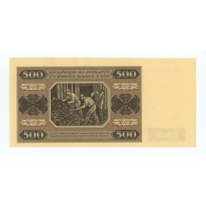 500 złotych 1948, seria BP