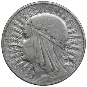 10 złotych 1932, Głowa Kobiety