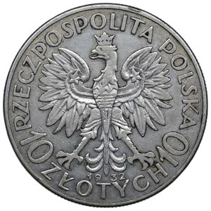 10 złotych 1932, Głowa Kobiety