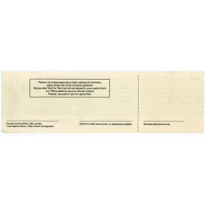 Orbis, bon na paliwo o wartości 5 złotych, seria DK 0000425, WZÓR