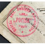 [POCISK - Ammunition Works] Legitimation of employees. Warsaw/Prague [1920].