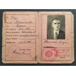 SERVICE LEGITIMATION. Przemyśl [1945].